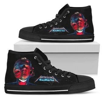 Metallica Worldwired Tour High Top Shoes Limited | Favorety AU