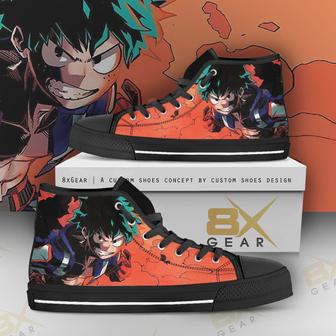 Midoriya Sneakers High Top Shoes My Hero Academia Anime | Favorety DE