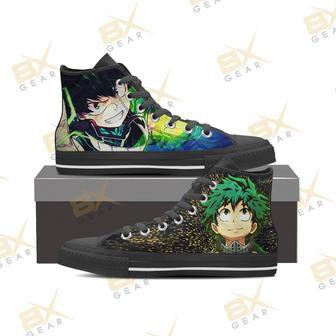 Midoriya Sneakers My Hero Academia High Top Shoes Anime Fan | Favorety AU