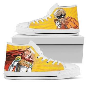 Mirio & Fatgum My Hero Academia Sneakers High Top Shoes | Favorety