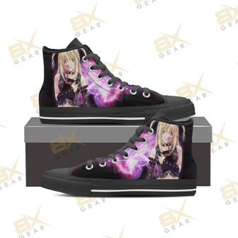 Misa Amane Sneakers Death Note High Top Shoes Anime Fan | Favorety