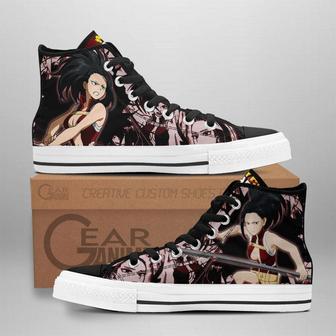 Momo Yaoyorozu High Top Shoes Custom Anime My Hero Academia Sneakers | Favorety AU