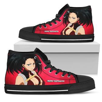 Momo Yaoyorozu My Hero Academia Sneakers High Top Shoes Anime | Favorety AU