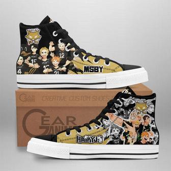 Msby Black Jackal High Top Shoes Custom Manga Anime Haikyuu Sneakers | Favorety DE