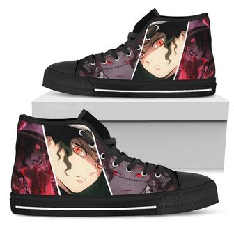 Muzan Sneakers Demon Slayer High Top Shoes Anime Fan | Favorety