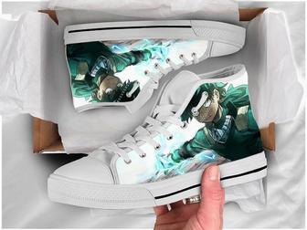 My Hero Academia Deku One For Man And Women Custom Canvas High Top Shoes | Favorety CA