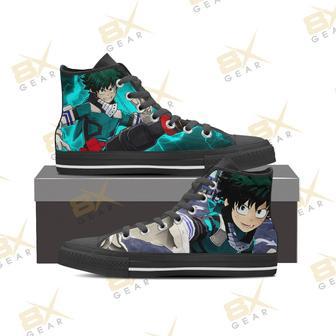 My Hero Academia Sneakers Handsome Izuku Midoriya High Top Shoes | Favorety CA