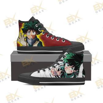 My Hero Academia Sneakers Izuku Midoriya High Top Shoes Cool Fan Gift Idea | Favorety DE