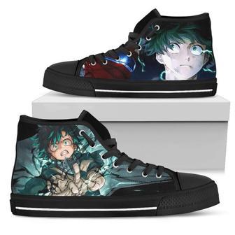 My Hero Academia Sneakers Wonderus Izuku Midoriya High Top Shoes | Favorety