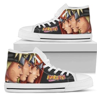 Naruto Evolution Anime Sneakers High Top Shoes Fan Gift - Monsterry CA