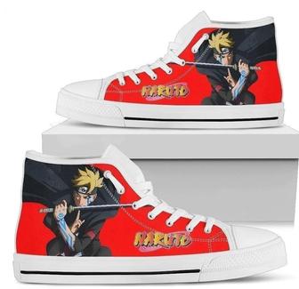 Naruto Sneakers High Top Shoes Anime Fan Gift Idea - Monsterry UK