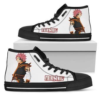 Natsu Dragneel Sneakers High Top Shoes Fairy Tail | Favorety CA