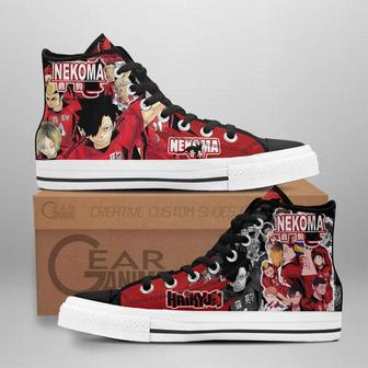 Nekoma High Top Shoes Custom Manga Anime Haikyuu Sneakers | Favorety DE