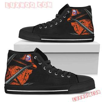 New York Islanders Nightmare Freddy Colorful High Top Shoes Sport Sneakers | Favorety DE