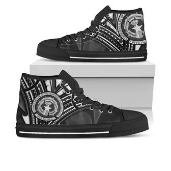 Northern Mariana Islands High Top Shoes - Cross Style - Monsterry