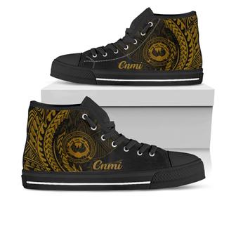 Northern Mariana Islands High Top Shoes - Wings Style - Monsterry