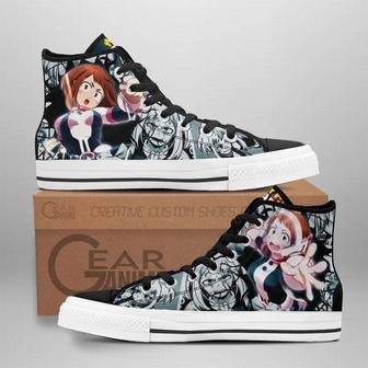 Ochako Uraraka High Top Shoes Custom Anime My Hero Academia Sneakers | Favorety AU