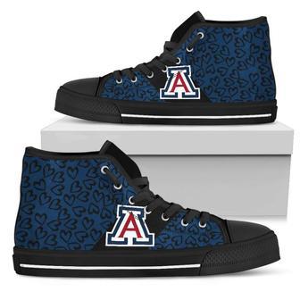 Perfect Cross Color Absolutely Nice Arizona Wildcats High Top Shoes | Favorety