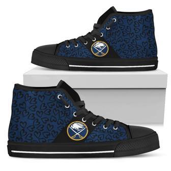 Perfect Cross Color Absolutely Nice Buffalo Sabres High Top Shoes | Favorety CA