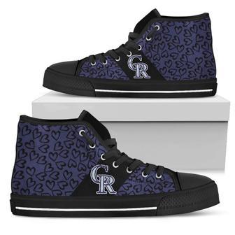 Perfect Cross Color Absolutely Nice Colorado Rockies High Top Shoes | Favorety DE