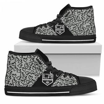 Perfect Cross Color Absolutely Nice Los Angeles Kings High Top Shoes | Favorety AU