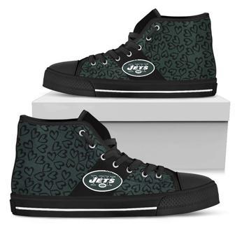 Perfect Cross Color Absolutely Nice New York Jets High Top Shoes | Favorety CA