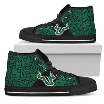 Perfect Cross Color Absolutely Nice South Florida Bulls High Top Shoes - Monsterry DE