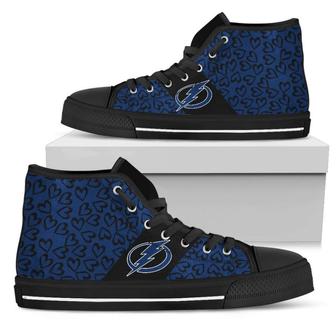 Perfect Cross Color Absolutely Nice Tampa Bay Lightning High Top Shoes | Favorety