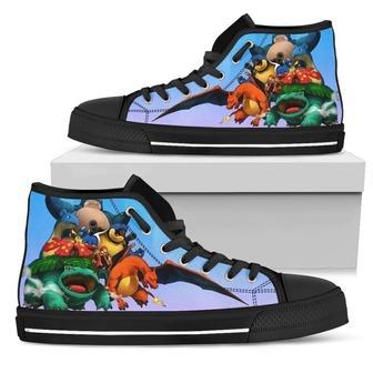 Pokemon For Man And Women Custom Canvas High Top Shoes | Favorety UK