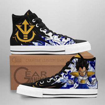 Prince Vegeta High Top Shoes Custom Manga Anime Dragon Ball Sneakers | Favorety