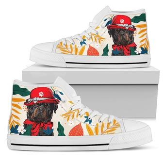 Rottweiler Dog Sneakers Women High Top Shoes Funny - Monsterry DE
