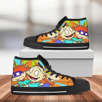 Rugrats Cartoon Rugrats Pattern Inspired For Men And Women Sneakers High Top Shoes | Favorety DE