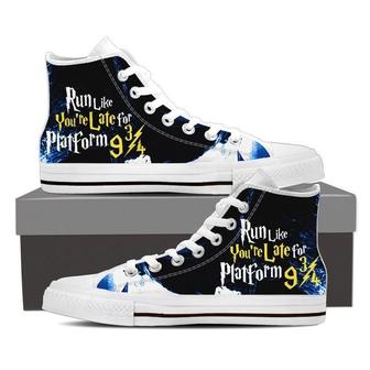 Run Like You'Re Late Platform Hp High Top Shoes - Monsterry