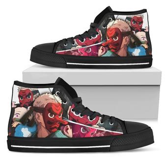 Sakonji Sneakers Demon Slayer High Top Shoes Anime Fan Gift | Favorety UK