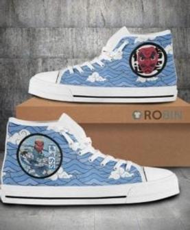 Sakonji Urokodaki Demon Slayer Anime High Top Shoes | Favorety CA