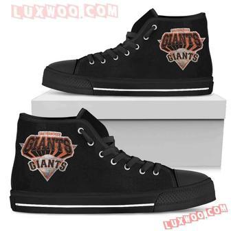 San Francisco Giants High Top Shoes Sport Sneakers | Favorety DE