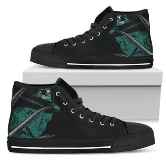 San Jose Sharks Nightmare Freddy Colorful High Top Shoes | Favorety CA