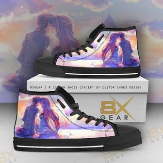 SAO High Top Shoes Asuna And Kazuto Kissing Together | Favorety DE