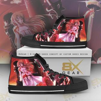 SAO High Top Shoes Yuuki Asuna And Kirigaya Kazuto | Favorety CA