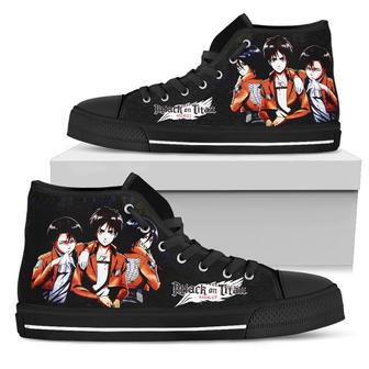 Scout Regiment Sneakers High Top Shoes Anime Attack On Titan - | Favorety DE