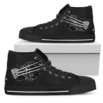 Scratch Of The Wolf Chicago White Sox High Top Shoes | Favorety