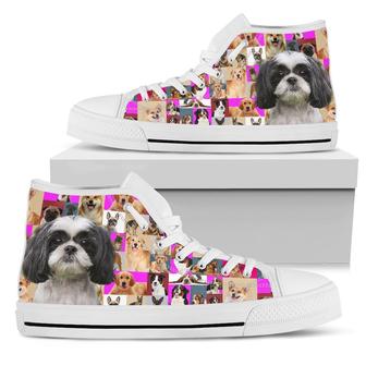 Shih Tzu Best Dog High Top Shoes For Women, Shoes For Men Custom Shoes - Monsterry UK