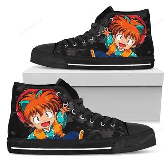 Shippo Inuyasha Sneakers Anime High Top Shoes Fan Gift - Monsterry UK