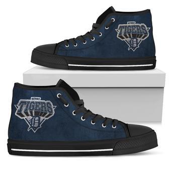 Simple Logo Detroit Tigers High Top Shoes | Favorety AU