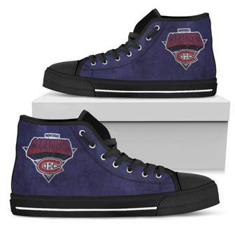 Simple Logo Montreal Canadiens High Top Shoes | Favorety UK