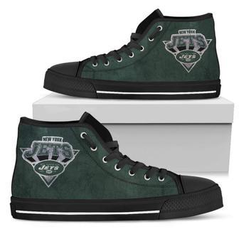 Simple Logo New York Jets High Top Shoes | Favorety UK