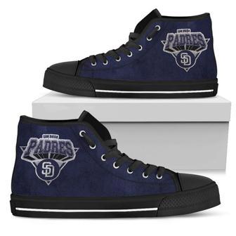 Simple Logo San Diego Padres High Top Shoes | Favorety UK