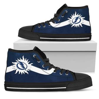 Simple Van Sun Flame Tampa Bay Lightning High Top Shoes | Favorety CA