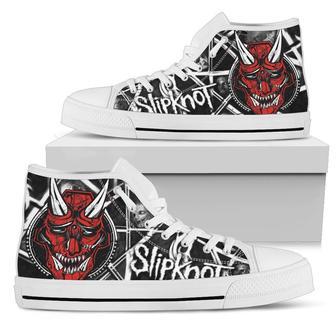 Slipknot For Men And Women Custom Canvas High Top Shoes | Favorety AU