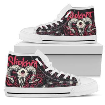 Slipknot Iowa White Lover Shoes Gift For Fan High Top Shoes For Men And Women | Favorety CA